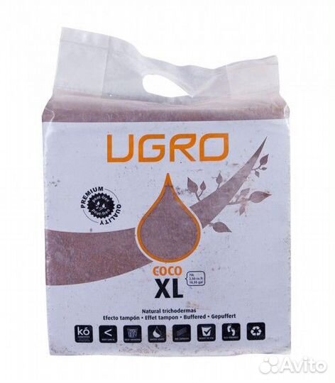 Кокосовый субстрат UGro XL rhiza