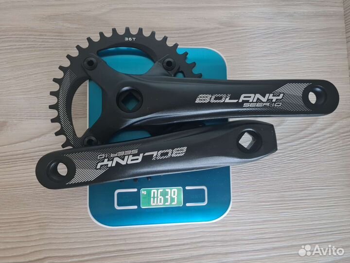 Шатуны под квадрат (ромб) со съемной звездой 36Т