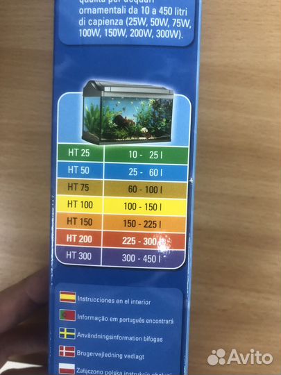 Обогреватель для аквариума Tetra HT200