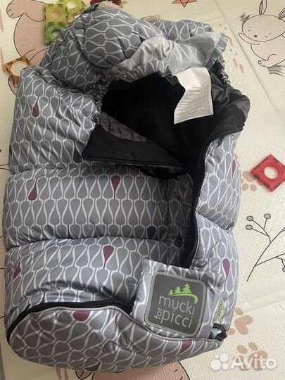 Теплый зимний конвер для новорожденных и до 3х лет