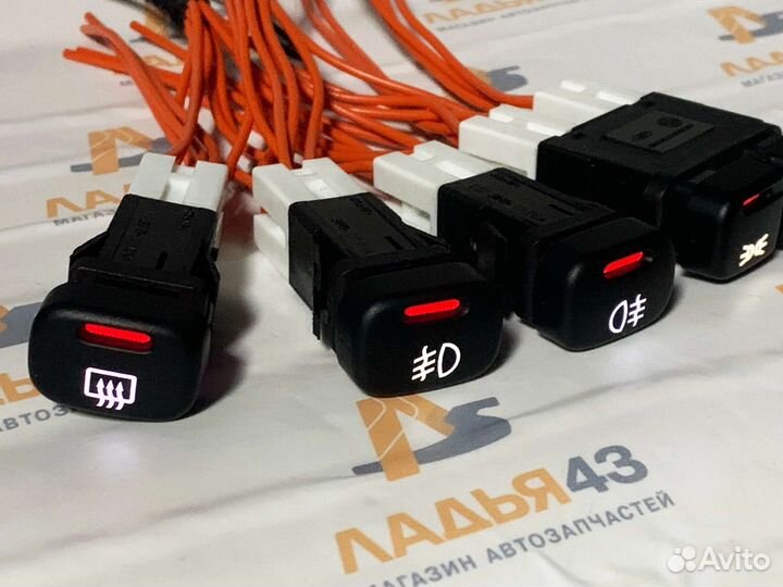 Пересвеченные кнопки на ваз 2113,2114,2115