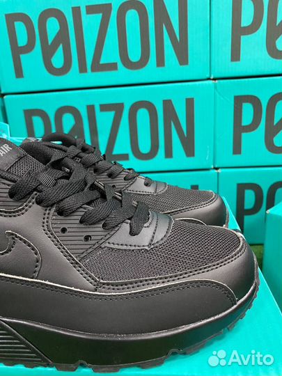 Nike Air Max 90 Black Оригинал Черные Poizon