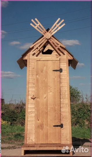 Дачный туалет с дельфином EZK