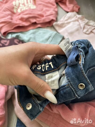 Вещи пакетом на девочку 92 98 zara hm