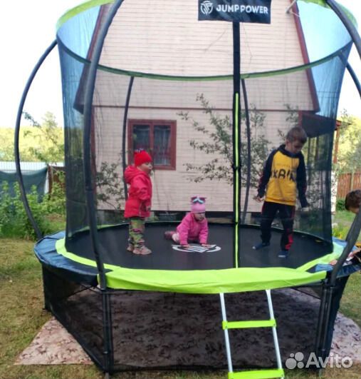 Батут с сеткой