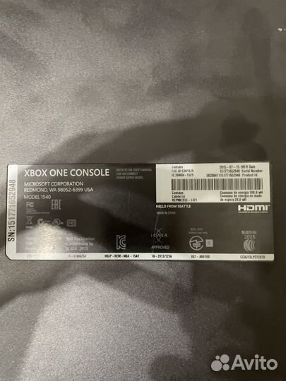 Приставка Xbox One
