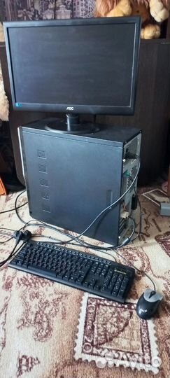 Игровой компьютер в сборе