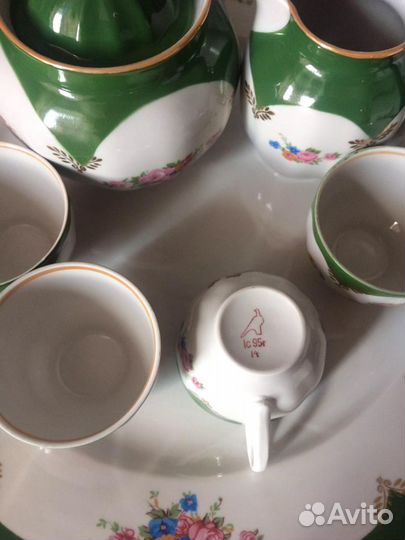 Кофейный сервиз,Дулево 1995 г»Воспоминание”