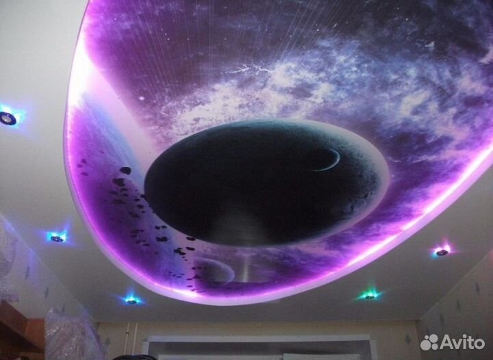 Натяжные потолки 192
