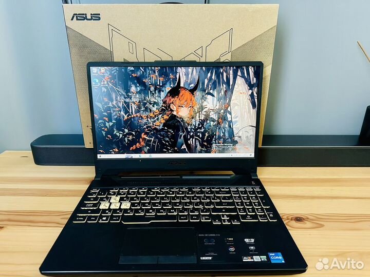 Игровой asus TUF RTX 3050 / i5-11400h / SSD