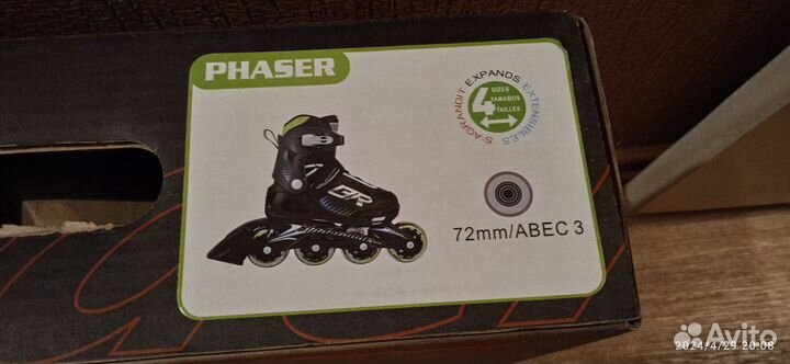 Роликовые коньки rollerblade phaser 32-35