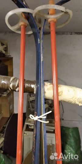 Лыжи СССР с палками
