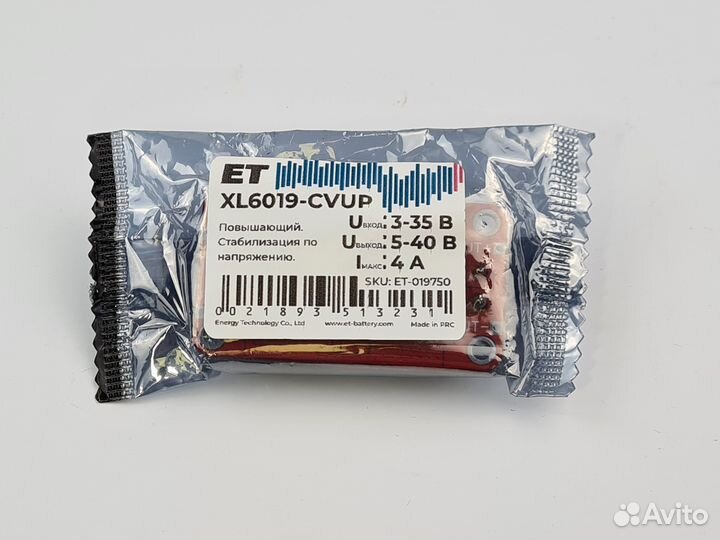 Преобразователь ET cvup-XL6019 повышающий