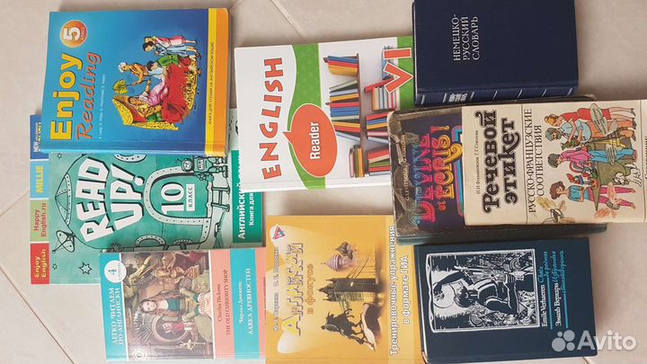 Английский, французский, немецкий книги, словари