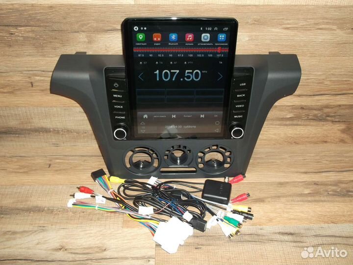 Магнитола Mitsubishi Outlander Android Tesla