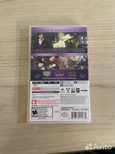 Saints row the third nintendo switch