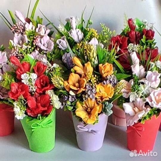 Букет из мыла