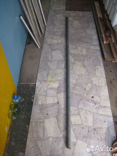 Труба оцинкованная диаметр 33,5 мм, длина 2,13 м