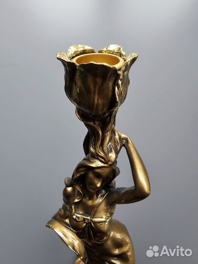 Статуэтка/ фигура декоративная Нимфа (под золото)