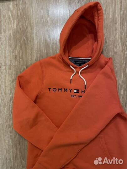 Худи оранжевый Tommy Hilfiger