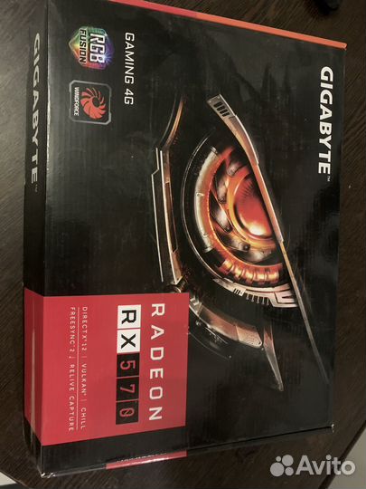 Видеокарта RX 570 gaming 4G