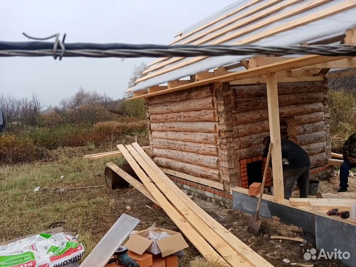 Бригада строителей кровельные плотницкие работы