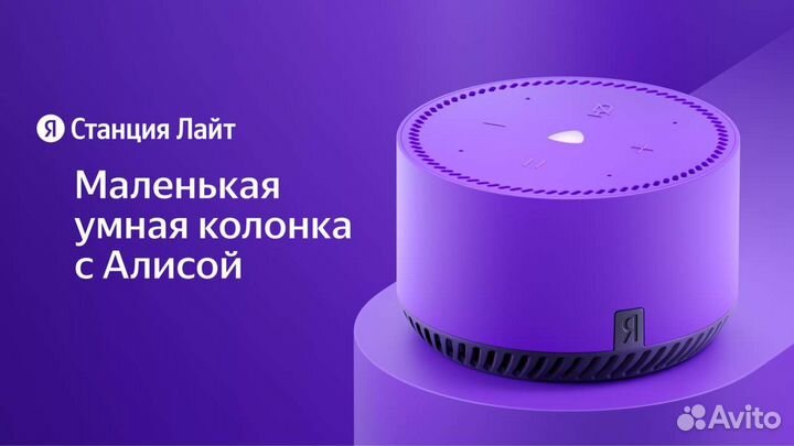 В упаковке Яндекс станция с Алисой лайт