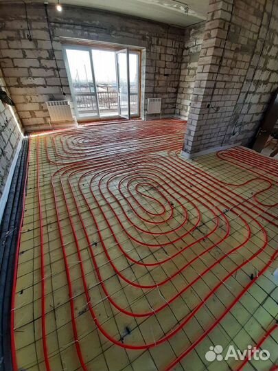 Монтаж отопления и теплых полов