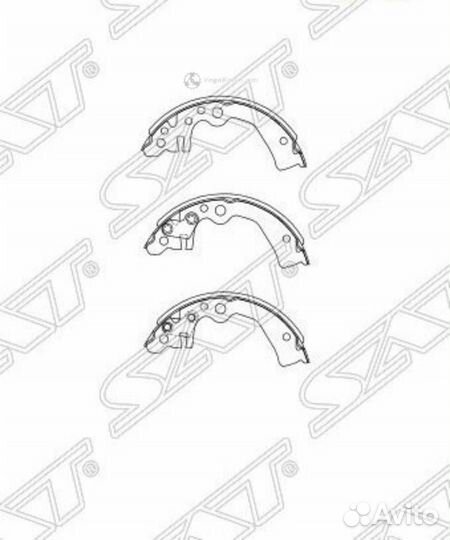 Колодки задние Nissan Note E11 March K12 stay360NS089