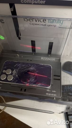 Замена задней крышки iPhone на лазере