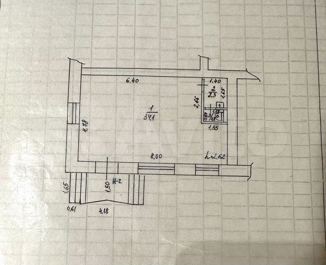 Свободного назначения, 37.2 м²