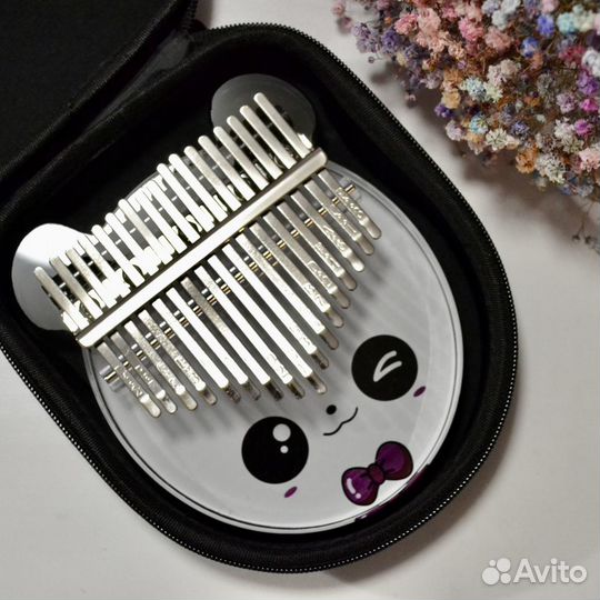 Калимба 17 нот новая для детей комплект + футляр