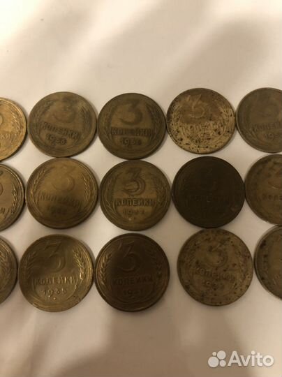 3 копейки 1931, 1936гг, лот#7