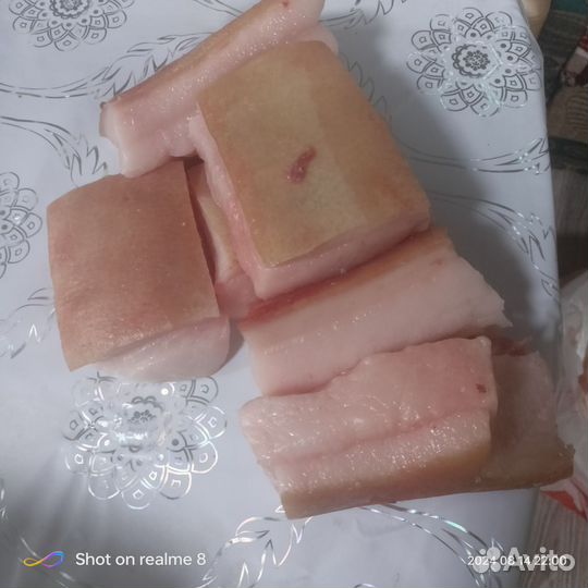 Сало свиное свежее