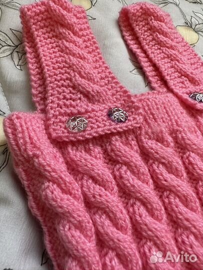 Вязаное платье