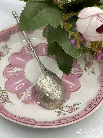 Серебряная чайная ложка 84 проба (сзр)