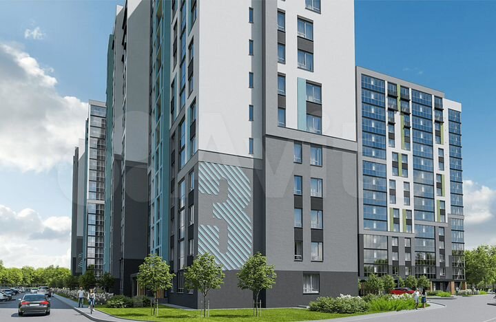 2-к. квартира, 66,9 м², 16/17 эт.