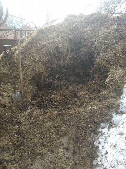 Навоз конский, козий, коровий