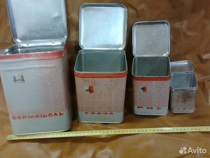 Банки-матрешки для кухни СССР коллекционные