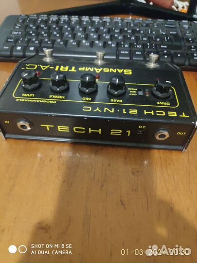 Гитарная педаль преамп SansAmp