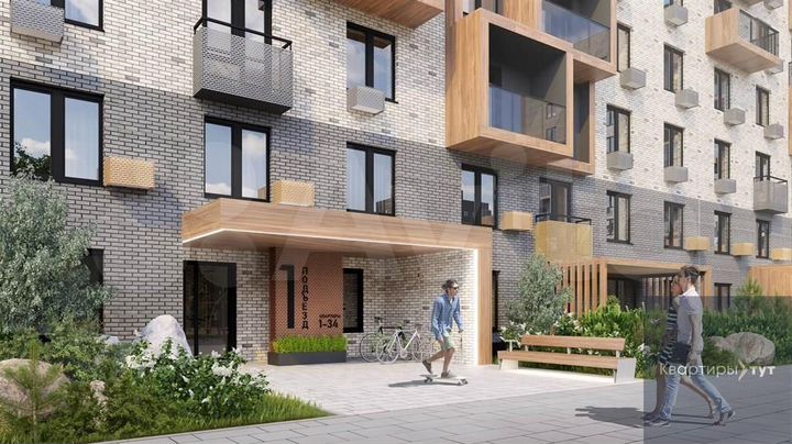 Квартира-студия, 44,9 м², 5/10 эт.