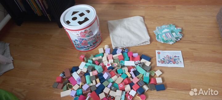 Деревянный конструктор город