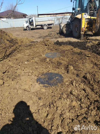 Установка экономичного септика из жби колец 6.8