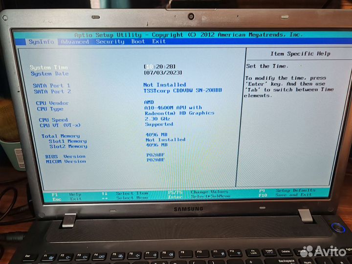 Ноутбук samsung np355v5c