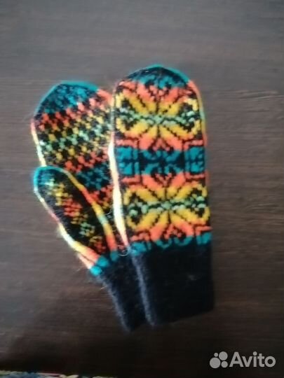 Варежки женские ручная работа новые