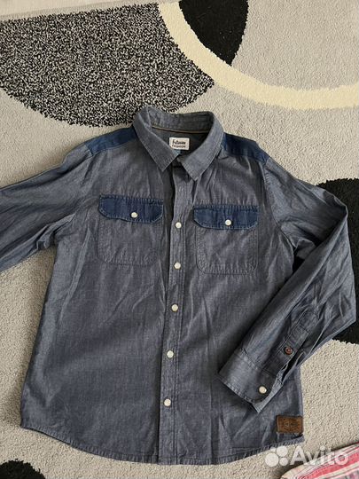 Рубашка на мальчика в школу 134