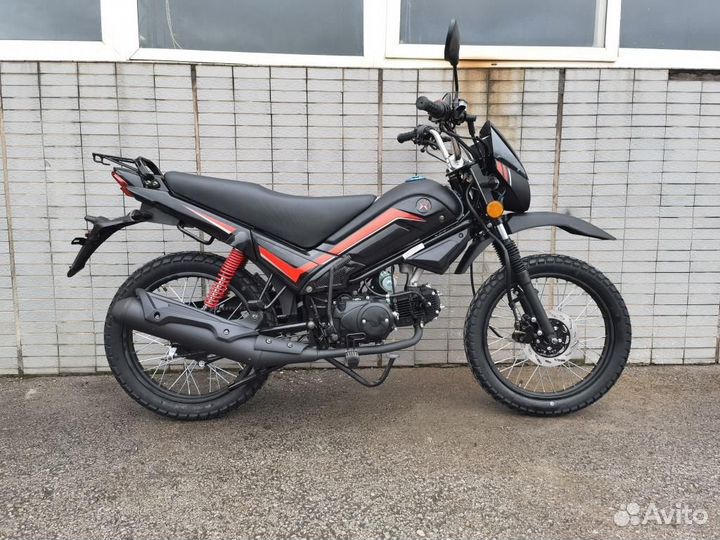 Мопед trickler 2 черный с красным