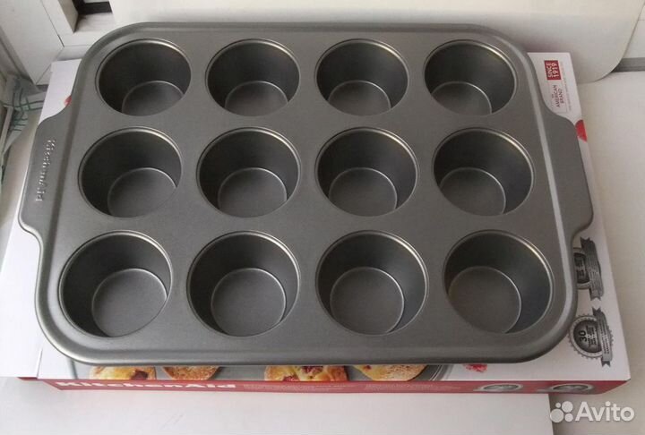 Форма выпечки Противень для кексов маффинов Kitche