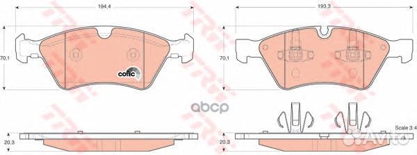 Колодки тормозные mercedes W164 (ML) /X164 (GL)