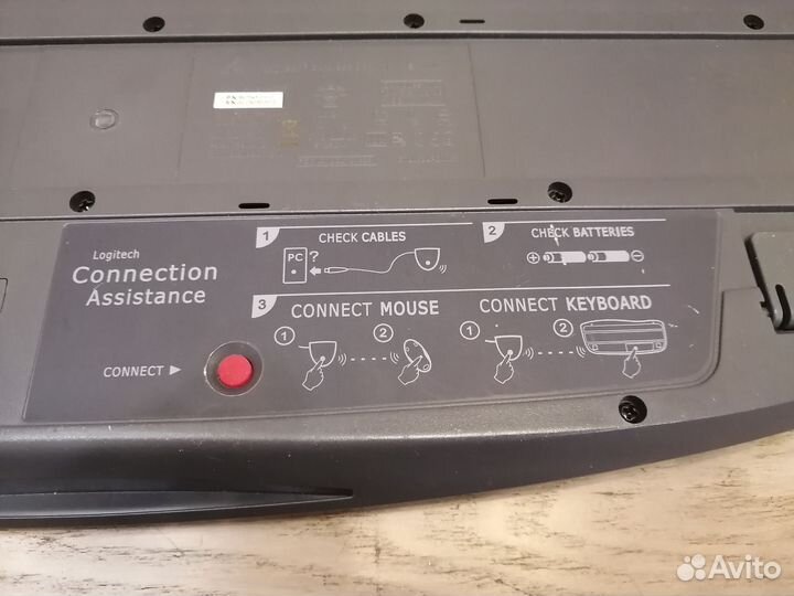 Клавиатура и мышь беспроводные Logitech EX-100